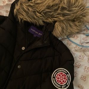 Brand new originally $200 black Madden girl ankle length puffer coat